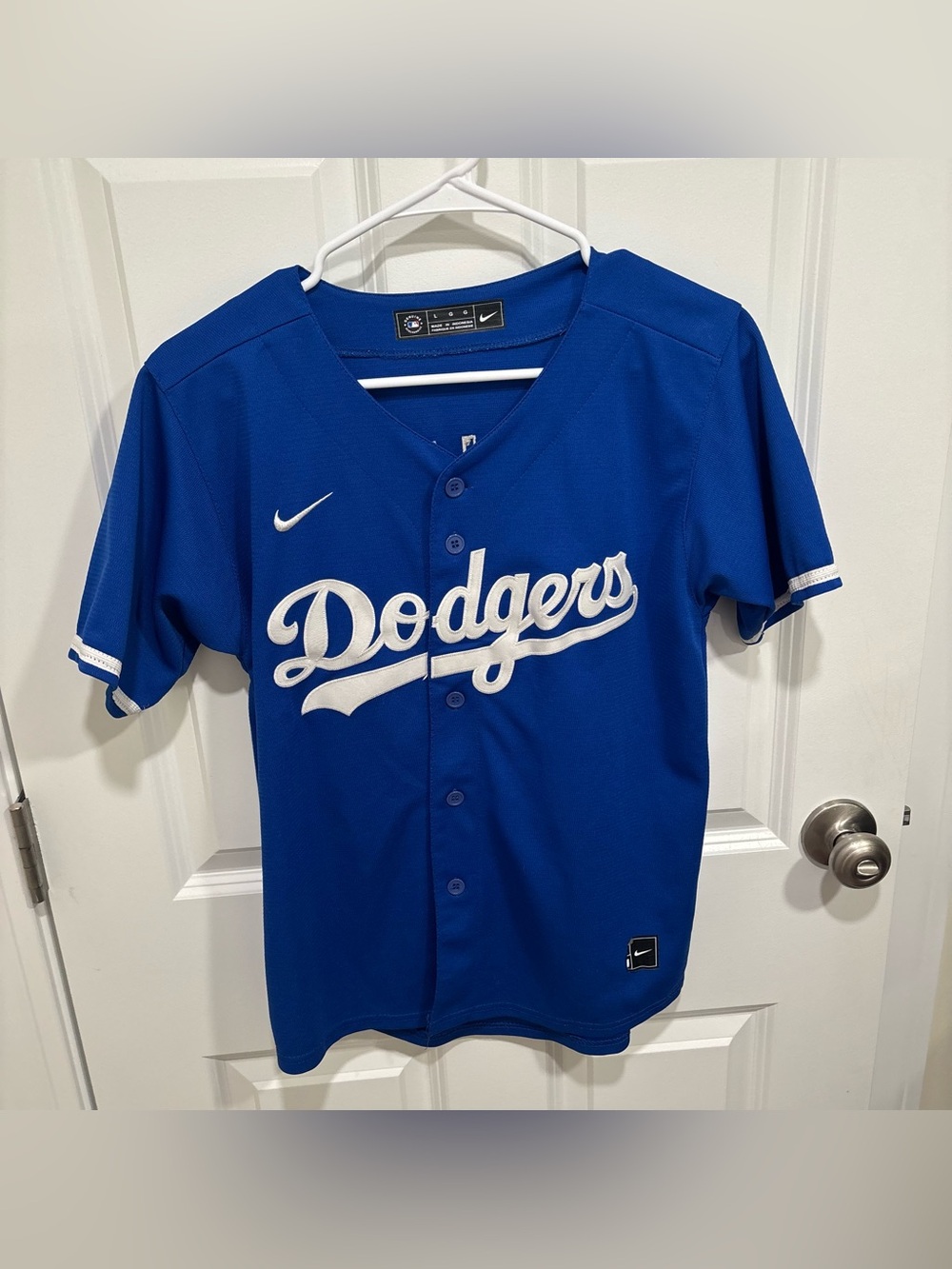 Nike MLB Los Angeles Dodgers Julio Urias #7 Baseball Jersey Boys Size Large